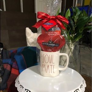 Rae Dunn SOUL MATE Mug & Chocolate Gift Set